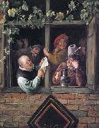 Rhetoricians at a Window, Jan Steen
